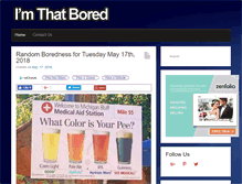 Tablet Screenshot of imthatbored.com